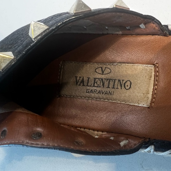 Valentino black rockstud sandals - Picture 3 of 4